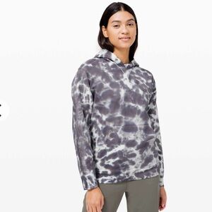 Lululemon All Yours Hoodie Tie Dye *Fleece Marmoleado Tie Dye Graphite Grey